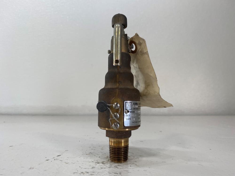 Kunkle 1/2" x 3/4" NPT 25# Bronze Relief Valve 6010DC01-AM